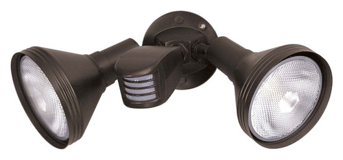 Nuvo 76531 Exterior Flood Light Bronze Finish 14 Inch Wide Security Flood Light With Motion Sensor