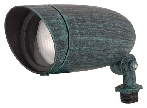 Nuvo 76656 Landscape Floods Medium 6 Inch Long Line Voltage Outdoor Accent Light - Antique Verdi