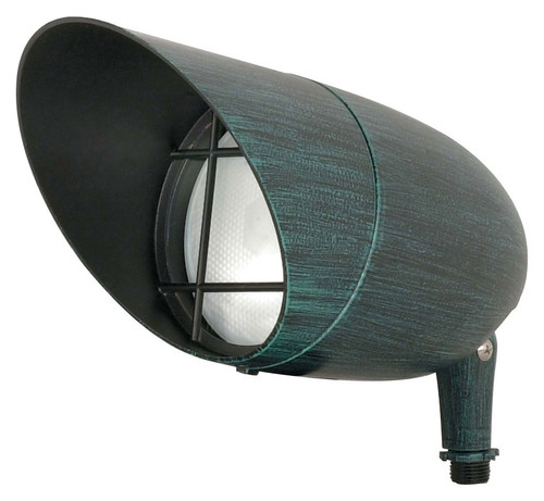 Nuvo 76658 Landscape Floods Line Voltage Extra Large Antique Verdi Accent Lamp - 12 Inches Long