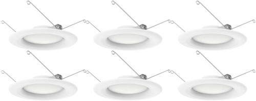 Nuvo S11641 Contemporary White LED Retrofit Round Recessed Lighting Insert (pack of 6)