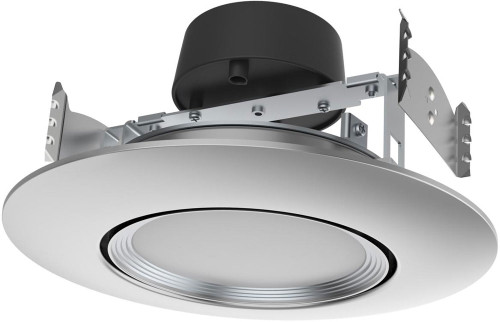 Nuvo S11858 Contemporary Brushed Nickel LED Direct Wire Retrofit Round Down Lighting Insert