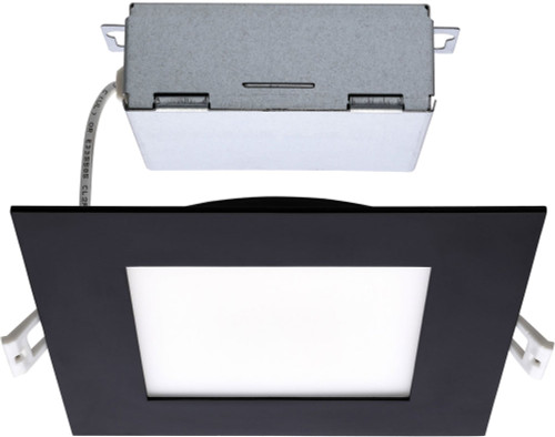 Nuvo S11877 Contemporary Black LED 6" Remote Driver Downlight Recessed Light Insert