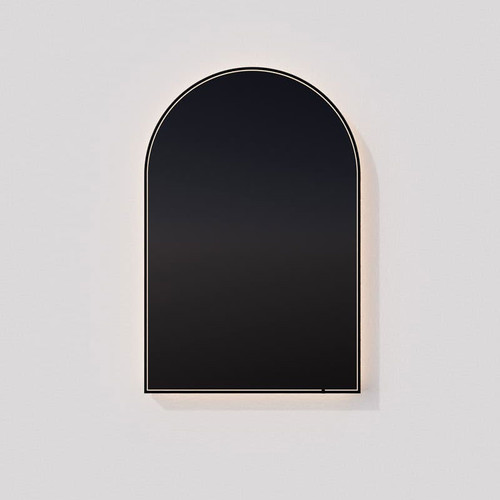 Oxygen 3-0106-55 Avior Modern Brushed Brass LED 32" Mirror