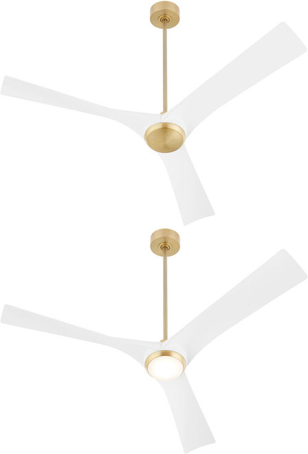 Oxygen 3-123-640 Ridley Modern Aged Brass Home Ceiling Fan