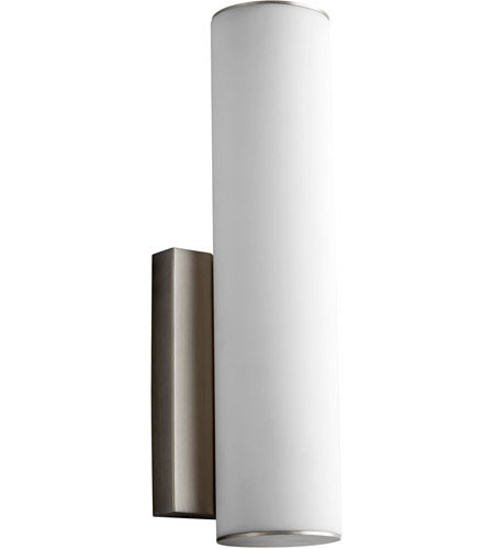 Oxygen 3-5010-24 Fugit Modern Satin Nickel LED Wall Lighting Sconce