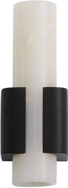 Oxygen 3-585-15 Virtue Modern Black LED Lighting Sconce