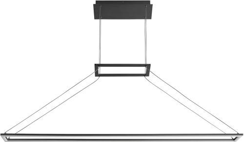 Oxygen 3-6055-15 Xanni Modern Black LED 47" Kitchen Island Light Fixture