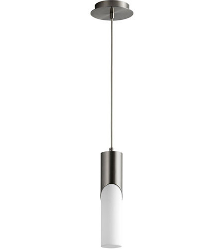 Oxygen 3-668-224 Ellipse Contemporary Satin Nickel LED Mini Drop Ceiling Lighting