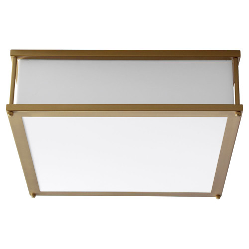 Oxygen 3-683-40-EM Modulo Aged Brass LED Flush Lighting