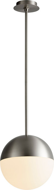 Oxygen 3-6903-24 Mondo Contemporary Satin Nickel LED Pendant Lighting Fixture