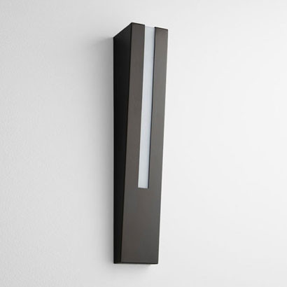 Oxygen 3-739-22 Karme Modern Oiled Bronze LED Outdoor Wall Sconce Lighting