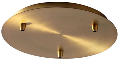 Oxygen 3-8-6340 Modern Aged Brass Multi Pendant Lamp Canopy Kit