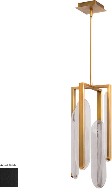 Oxygen 3-8145-15 Avian Modern Black LED Mini Hanging Pendant Lighting