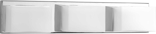 Progress P2144-1530K9 Ace Led Contemporary Polished Chrome LED 3-Light Bathroom Light Sconce