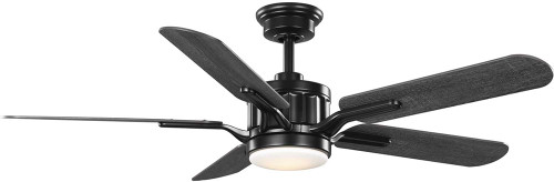 Progress P250007-031-30 Claret Matte Black LED 54" Ceiling Fan