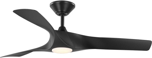Progress P250060-031-30 Ryne Contemporary Matte Black LED 52" Home Ceiling Fan