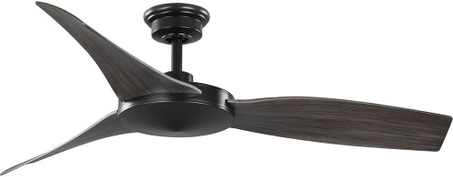 Progress Lighting P250071-31M Spicer Contemporary Matte Black 54" Ceiling Fan