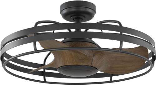 Progress P250096-143 Bastrop Contemporary Graphite Ceiling Fan