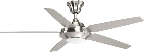 Progress P2539-0930K Signature Plus II Brushed Nickel LED 54" Home Ceiling Fan