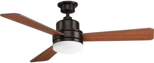 Progress P2556-2030K Trevina Antique Bronze LED 52" Home Ceiling Fan