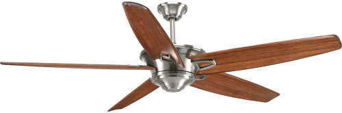 Progress P2560-09 Caleb Brushed Nickel 68" Ceiling Fan