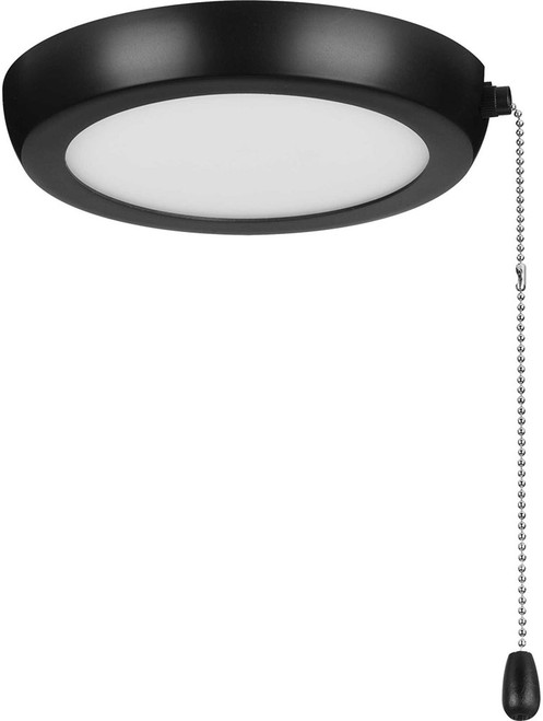 Progress P260002-31M-30 Air Pro Edgelit Contemporary Matte Black LED Fan Light Fixture