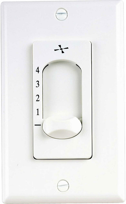 Progress P2613-30 AirPro White 4 Speed Fan Wall Switch