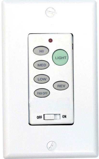 Progress P2631-30 AirPro White Fan Wall Remote Control w/ Reverse