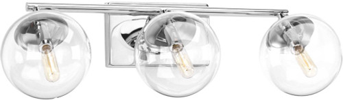 Progress P2856-15 Mod Contemporary Polished Chrome 3-Light Bath Lighting