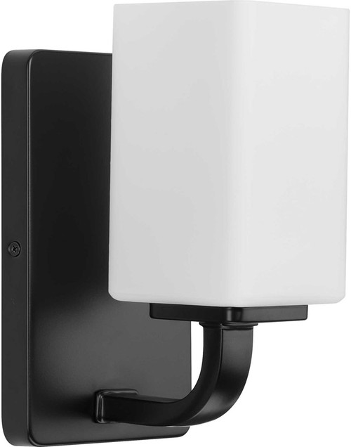 Progress P300368-31M Cowan Contemporary Matte Black Lighting Wall Sconce
