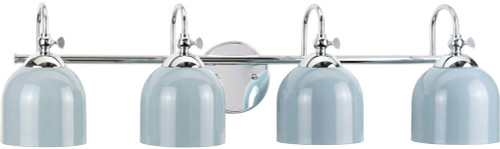 Progress P300384-015 Dalton Modern Polished Chrome 4-Light Bathroom Light Fixture