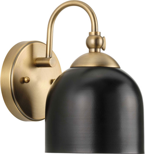 Progress P300381-163 Dalton Contemporary Vintage Brass Wall Light Sconce