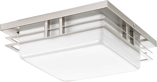 Progress P3447-0930K9 Helm Modern Brushed Nickel LED Flush Mount Lighting Fixture