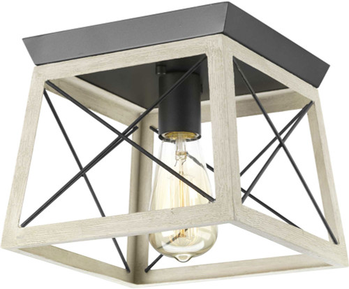 Progress P350022-143 Briarwood Contemporary Graphite 11" Flush Mount Lighting Fixture