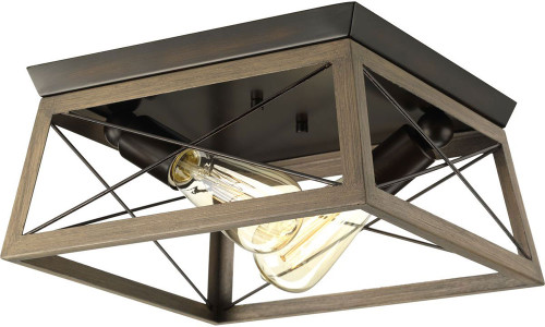 Progress Lighting P350039-020 Briarwood Modern Antique Bronze Overhead Lighting