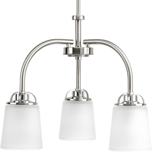 Progress Lighting P400008-009 West Village Brushed Nickel Mini Chandelier Lighting
