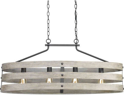 Progress P400097-143 Gulliver Retro Graphite Kitchen Island Lighting