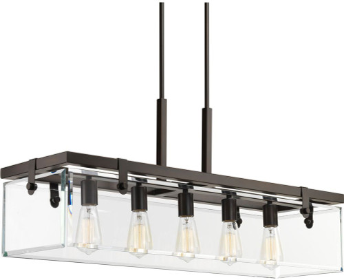 Progress Lighting P400116-020 Glayse Modern Antique Bronze Island Lighting