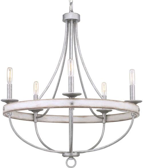 Progress P400158-141 Gulliver Retro Galvanized Mini Chandelier Lamp