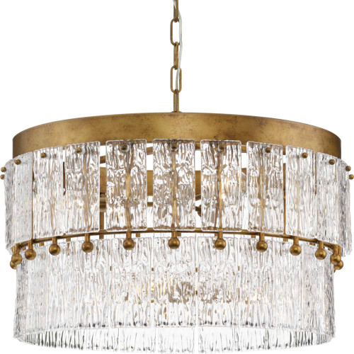 Progress Lighting P400367-204 Chevall Modern Gold Ombre Drop Lighting Fixture