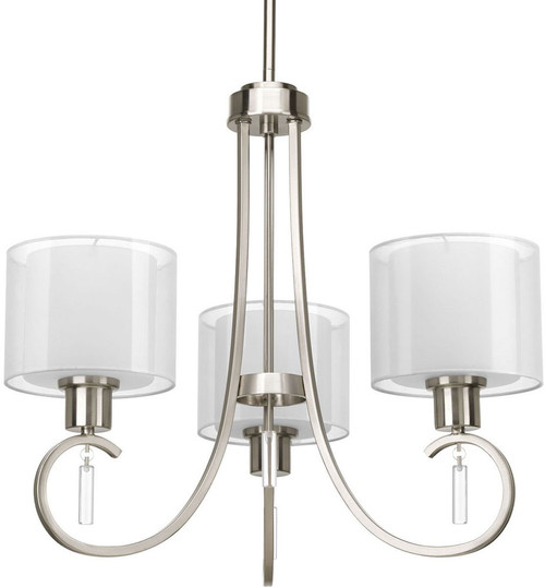 Progress Lighting P4695-09 Invite Brushed Nickel 22" Chandelier Light