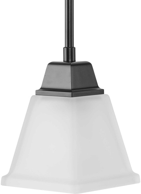 Progress P500125-31M Clifton Heights Modern Matte Black 16" Lighting Pendant