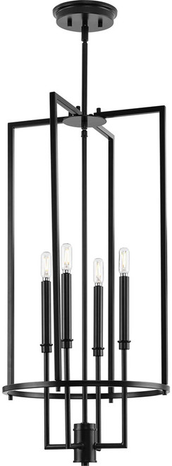 Progress P500363-31M Elara Contemporary Matte Black Entryway Light Fixture