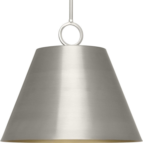 Progress P500368-009 Parkhurst Modern Brushed Nickel Hanging Lamp
