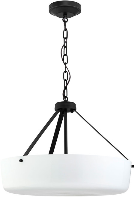 Progress P500508-031 Lieon Modern Black 21" Hanging Light