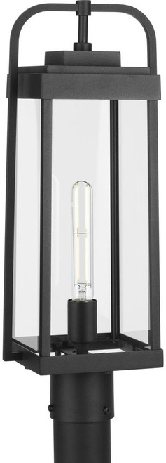Progress P540090-031 Walcott Contemporary Black Exterior Lighting Post Light