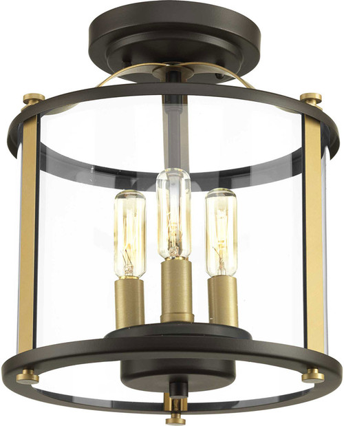 Progress P550011-020 Squire Contemporary Antique Bronze Exterior Flush Lighting