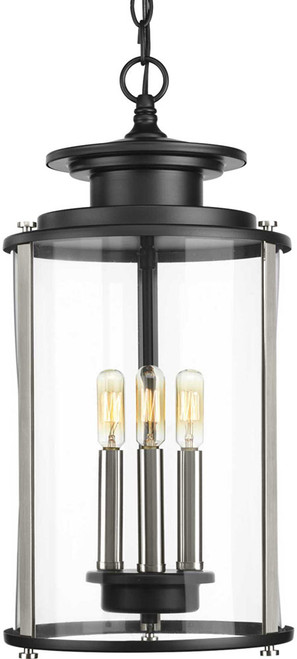 Progress P550012-031 Squire Modern Black Exterior Pendant Light