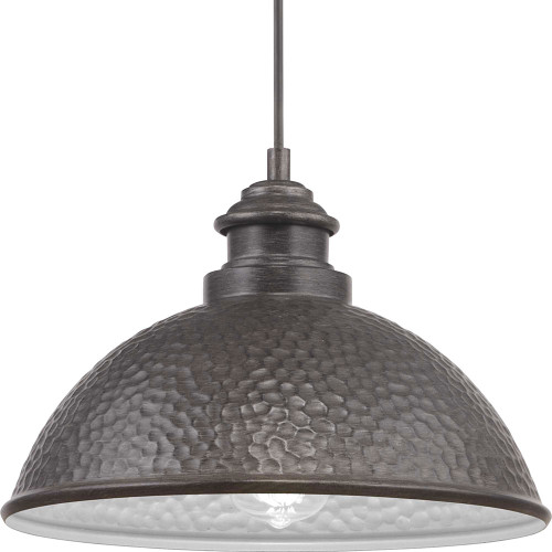 Progress P550032-103 Englewood Vintage Antique Pewter Outdoor Ceiling Pendant Light