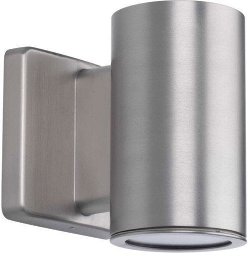 Progress P563000-147-30K 3IN Cylinders Modern Satin Nickel LED Exterior Wall Sconce